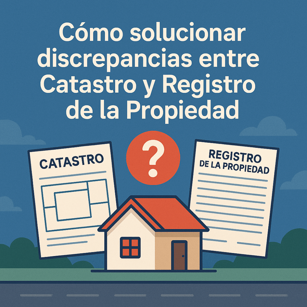 Como solucionar discrepancias entre Catastro y Registro de la Propiedad
