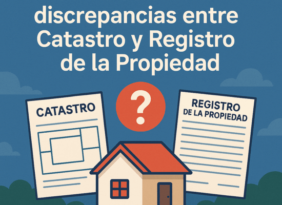 Como solucionar discrepancias entre Catastro y Registro de la Propiedad