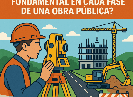 ¿Por que la topografia es fundamental en cada fase de una obra publica