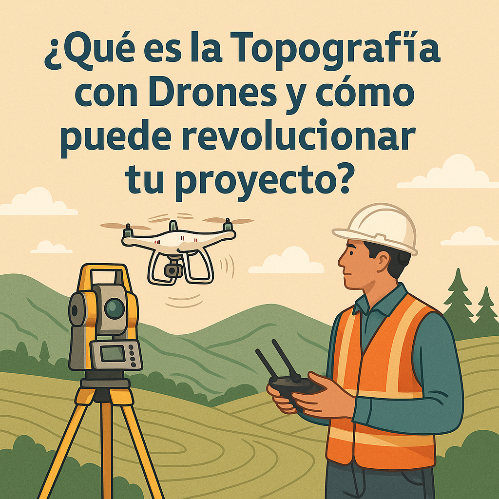 ¿Que es la Topografia con Drones y como puede revolucionar tu proyecto